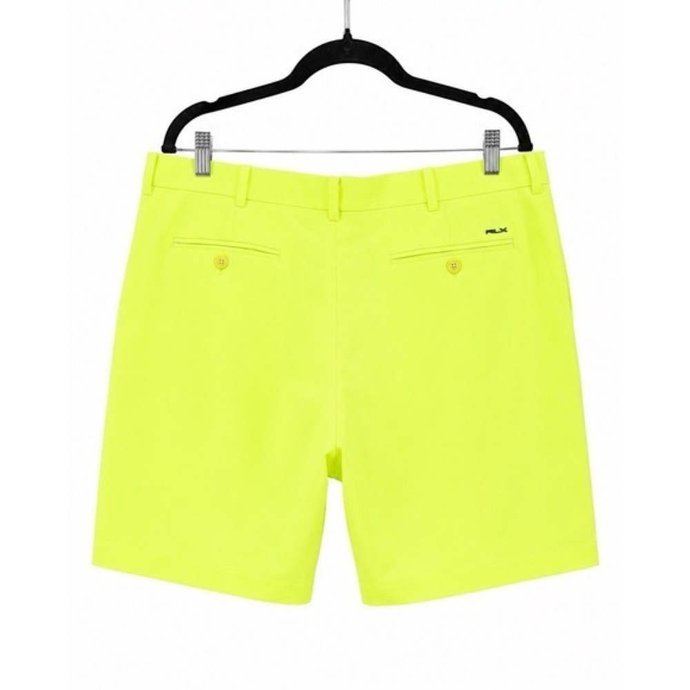 Polo Ralph Lauren RLX Men's Neon Green 9" Golf Shorts Classic Fit 38